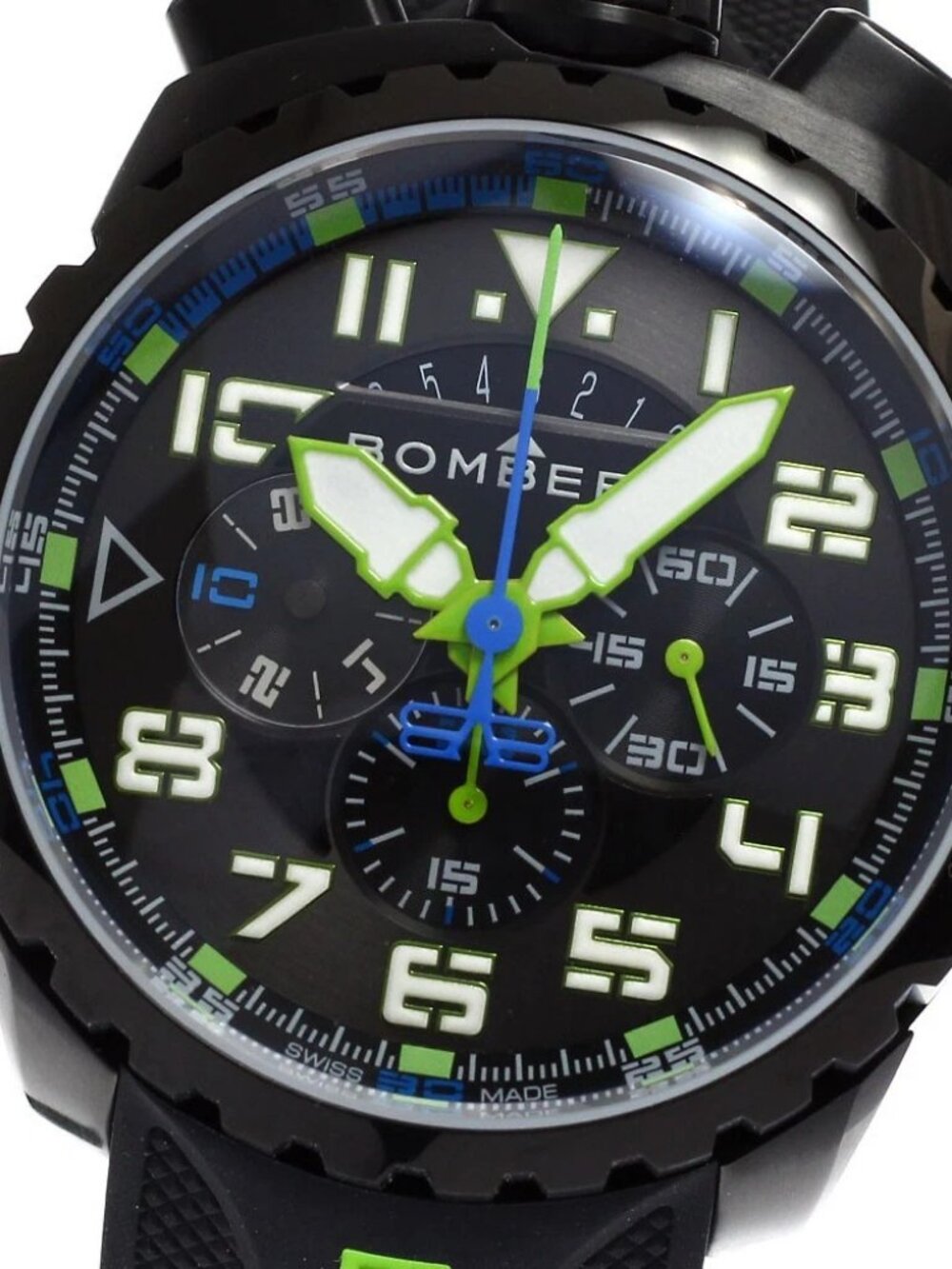 BOMBERG BOLT-68 BS45CHPBA.050-10.3 Chronograph Black Dial Quartz Men's_881536